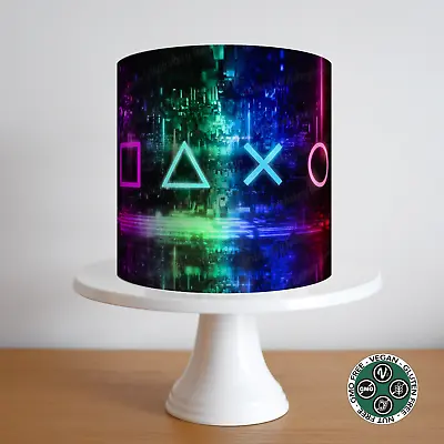 Gamer Controller Cake Topper Border Strip Pattern Wrap Birthday Party Deco • £10.99