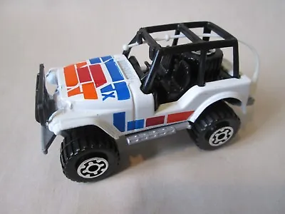 1983 Matchbox 4x4 Jeep Wrangler W/CB Antenna 1/64 White • $9.49