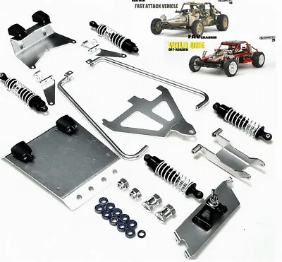 Aluminum Option Parts /Truck Tires/shocks For TAMIYA Wild One/Fast Attack  • £25.79