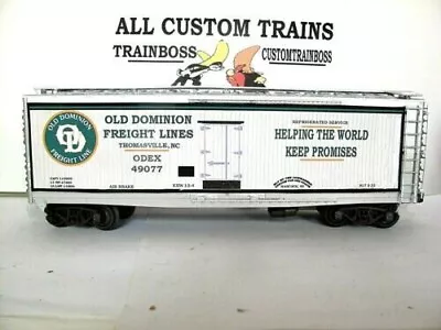 Lionel O Scale (3 Rail) Custom Lettered Old Dominion Freight Line Reefer Lot B • $99.99