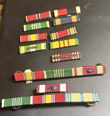 (16) Assorted Vintage U.S. Military Ribbons • $9.99