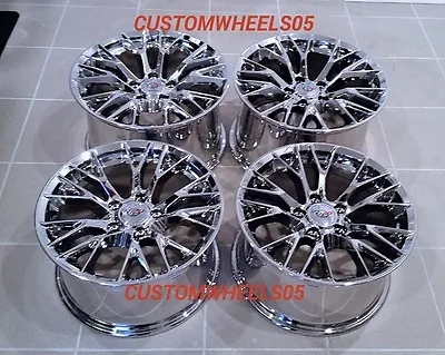 Chrome C7-Z06 Style Corvette Wheels FITS: 1997-2004 C5 17X9.5/18X10.5   • $1049