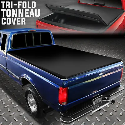 For 73-98 Ford F150 F250 6.5 Ft Short Bed Soft Top Tri-fold Trunk Tonneau Cover • $183.88