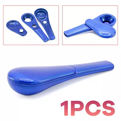 Portable Smoking Pipe Magnetic Metal Spoon Blue For Men Gift US • $9.78