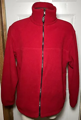 Cabelas Polartec Jacket Adult Large Tall Red Vintage Winter Fleece Made USA • $25