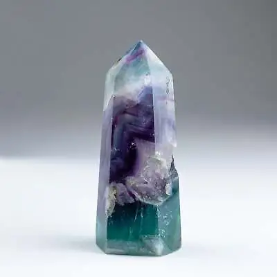 Polished Rainbow Fluorite Geode Point From Mexico (330 Grams) • $175