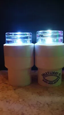 Catfish Jugline Noodle Jugs WHITE LED Cap Only Fits 1/2  Or 3/4  PVC  Lot Of 20 • $144.99