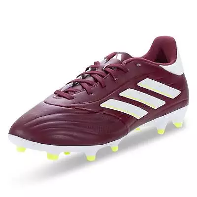 Adidas Copa Pure 2 League FG Soccer Cleats (Shadow Red/White/Solar Yellow) • $80