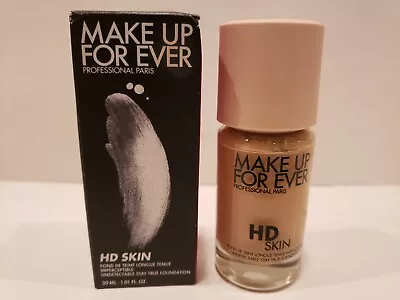 Makeup Forever~HD Undetectable Stay-True Foundation ~ 1Y18 Warm Cashew ~1.01~NIB • $29.98