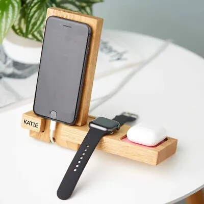 Personalised IPhone And Apple Accessories Stand • £40