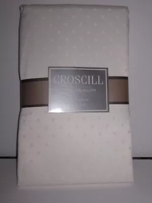 Croscill Bevedere Fabric 90  Round Tablecloth New In Package • $18.99