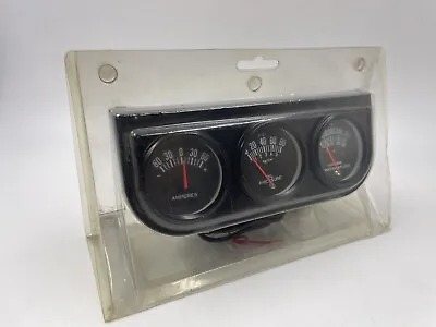 Vintage Hot Rod Amp/oil/temp Gauge Cluster (One Bulb Needs To Replace) • $49