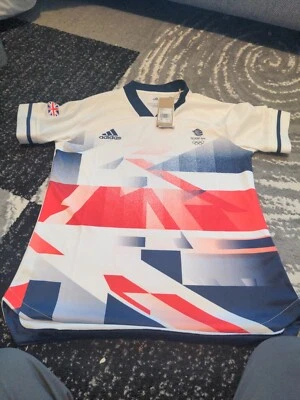 £15 • Buy Team GB Adidas Aeroready Football Shirt Womens Size 12 2020 England New Top