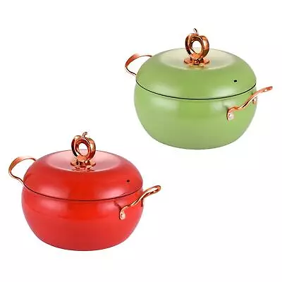 Non Stick Soup Pot Cooking Casserole Pot Large Capacity Funny Sturdy Cooking • $74.92