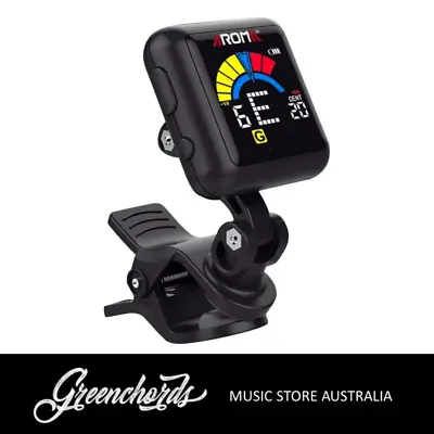 $27 • Buy Aroma AT-102 USB Rechargeable Digital Chromatic Tuner For Guitar, Bass, Ukulele