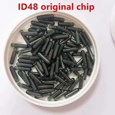 10PCS Original OEM Transponder Ignition ID48 Glass Chips For Audi For Volkswagen • $19.46