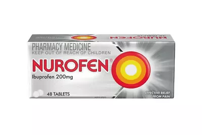 $21.95 • Buy Nurofen Pain & Inflammation Relief 200mg 8Hours Of Relief From Pain 48 Tablets