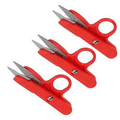 3X Thread Snips Stainless Steel Smoothing Easy Cutting Small Fabric Scissors GS0 • £8.74