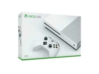 Microsoft Xbox One S 1TB White Console And 2 Remotes • $250