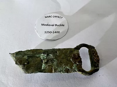 £14.99 • Buy Medieval Buckle With Plate. Recorded Find. See Photos. 1250-1400AD (d15)