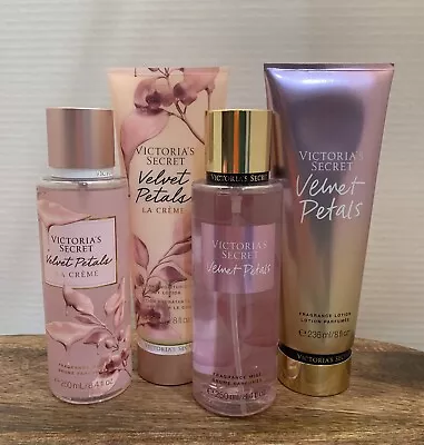 Victoria's Secret VELVET PETALS RADIANT + VELVET PETALS Fragrance Mist & Lotion • $84.99