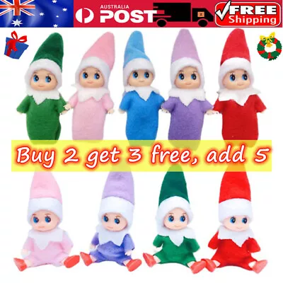 $11.86 • Buy Christmas Tree Elf Doll Home Oranments Kids Baby On The Shelf Elf Toy Xmas Gifts