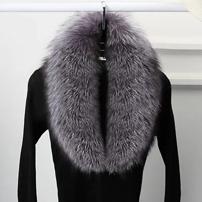 Ladies Women Winter Faux Fur Collar Scarf Fluffy Winter Shawl Wrap Stole Scarfs • $9.40