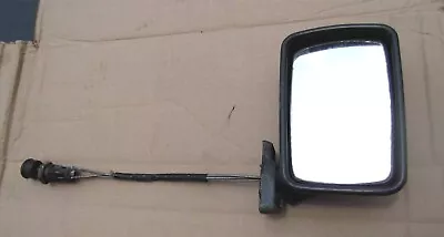 VW Jetta MK1 GLI Rabbit GTI Cabrio Black Driver Side Remote Rear View Mirror OE • $50