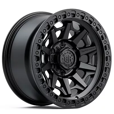 Nissan D40 Navara Wheels Black Rock Cage Rims 17x9 4x4 Rims For Navara D40 • $1549