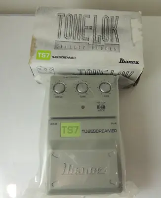 NEW OLD STOCK Ibanez TS7 Tonelok Tube Screamer Overdrive Effects Pedal • $129.99
