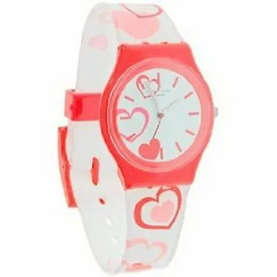 Identity London Heart Design White Girls Watch Boxed • £6.75