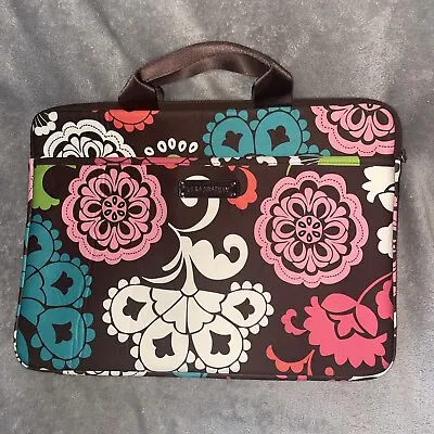 Floral Vera Bradley Laptop Neoprene Case/Bag Aprox 15x11 • $12