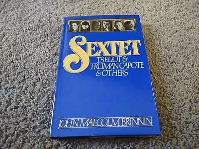 1981 Sextet T.s. Eliot & Truman Capote & Others First Edition/ Printing Hc Book • $6.99