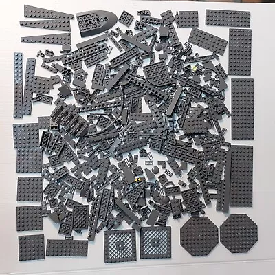 LEGO Dark Grey 500g Bulk Assorted Bricks Mixed Pieces Parts Tile Stud 0.5kg K • $34.99