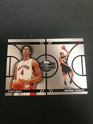 CHRIS BOSH / MICHAEL BEASLEY 2008-09 Topps Co-Signers CHANGING FACES /899 #CF-42 • $1.99