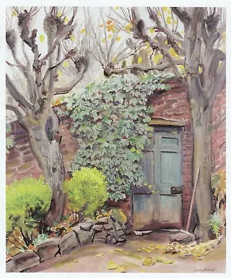 The Garden Door Dame Laura Knight Print In 10 X 12 Inch Mount SUPERB • £17.95