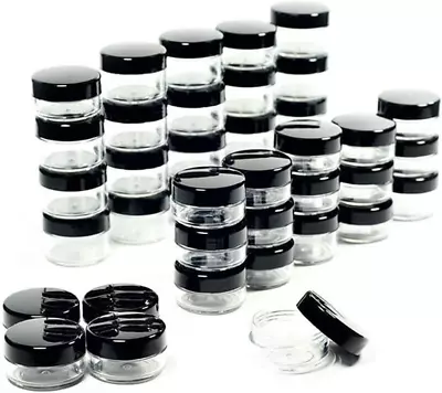 5 Gram Cosmetic Containers 50Pcs Sample Jars Tiny Makeup Sample Containers With  • $13.66