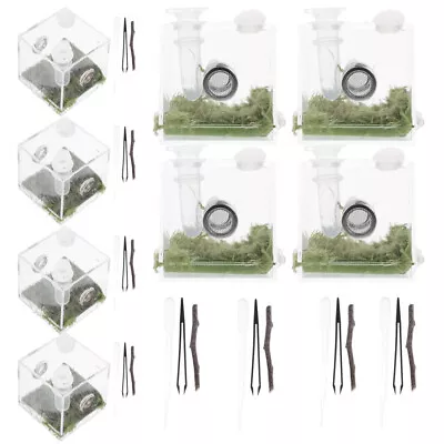 8 Sets Snake Tank Jumping Spider Breeding Box Humidifier • £27.99