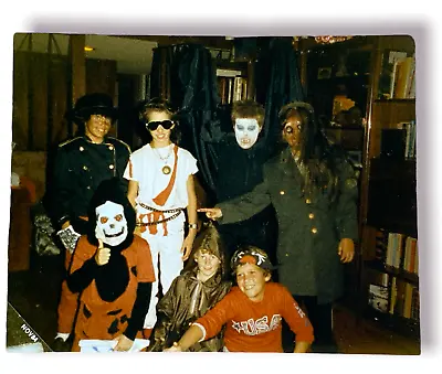 Halloween Vintage 1984 Kids Michael Jackson Skeleton More Original Photo (Kodak) • $9.99