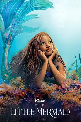 The Little Mermaid (2023) Movie Poster / 50x70 Cm / 24x36 In / 27x40 In / #220 • $15.99