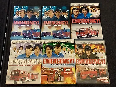 $49.50 • Buy Emergency! 5 Season Lot Seasons 1 3 4 5 And Final Rescues-Emergency DVD 
