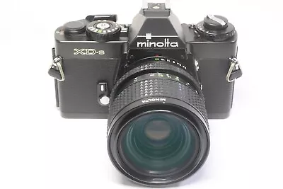 AS IS Minolta XD-S 35mm SLR Film Camera Black + MD Zoom Rokkor 35-70mm F3.5 Lens • $122.55