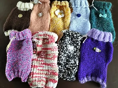 Hand Knitted Puppy/Dog/Kitten Jumper XXS Chihuahua/Yorkie • £7