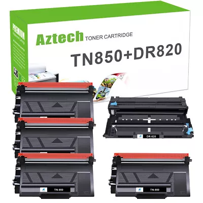 DR820 Drum TN850 Toner Compatible With Brother MFC-L5700DW HL-L5100DN Lot TN820 • $30.29