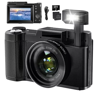 Digital Camera 48MP 4k Camera Vlogging Camera For YouTube 30FPS • $44.99