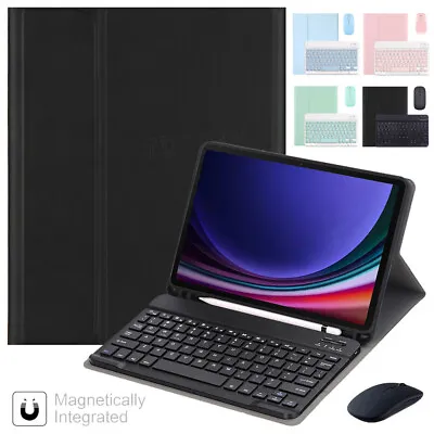 Keyboard Case Mouse For Samsung Galaxy Tab A9 Plus S9 FE S9 S8 S7 S6 Lite Tablet • £12.99