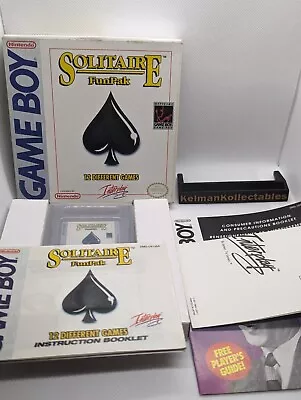 Solitaire FunPak (Nintendo Game Boy) CIB. Game  Manual With Promotional Books • $49.95