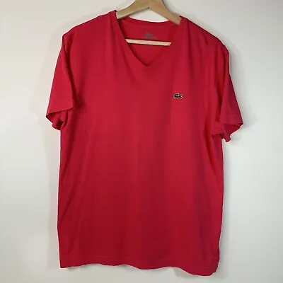 $17.99 • Buy Lacoste V-Neck T-Shirt Pima Cotton Short Sleeve Men’s Small S