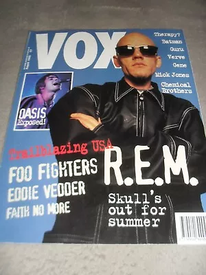 £0.99 • Buy Vox Magazine Issue August 1995,R.E.M,Foo Fighters,Eddie Vedder.,