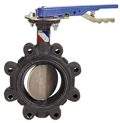 2-1/2  NIBCO LD-3022-3 LUG STYLE BUTTERFLY VALVE New Free Shipping • $99